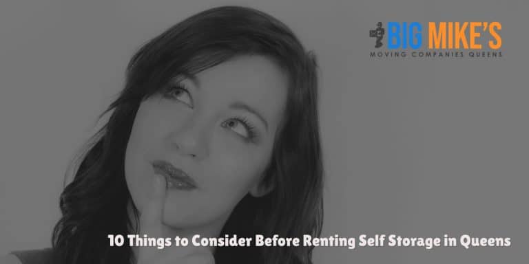 10 Things to Consider Before Renting Self Storage in Queens